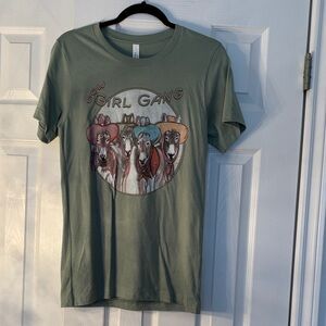 Bella Canvas XOXO Graphic Tee in Sage